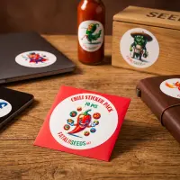 Fataliiseeds.net Chili Stickers Pack – 10pcs
