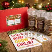 Xmas Chili Gift Combo – Seeds + Mills (Holiday Edition)