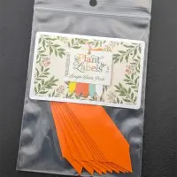 Plant Labels – Orange - 10pcs