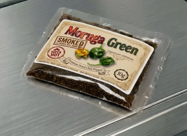 Chili Vault: SMOKED Moruga Green - 10g Chili Flakes