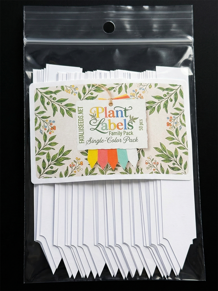 Plant Labels – Family Pack - 50pcs (White labels)